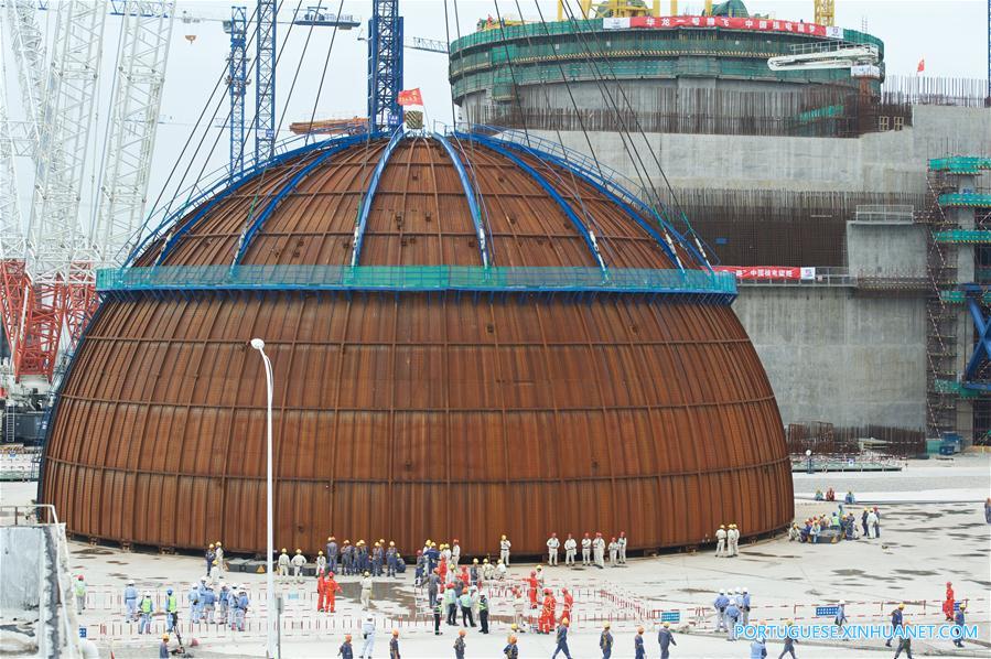China conclui constru??o do primeiro projeto nuclear com tecnologia ‘Hualong One’