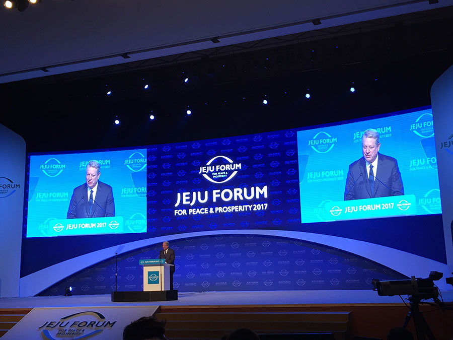 Fórum Jeju realizado na Coreia do Sul