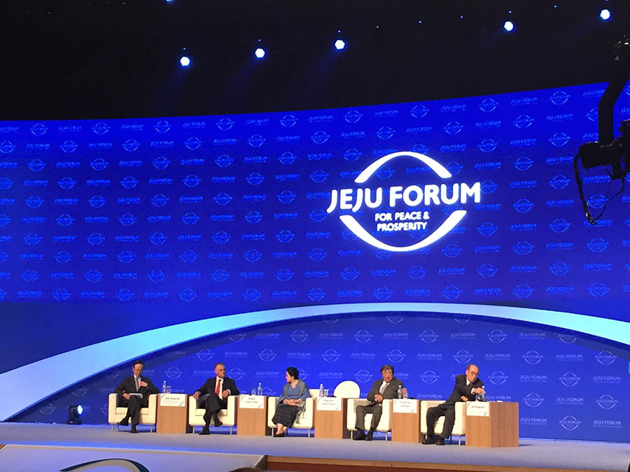 Fórum Jeju realizado na Coreia do Sul