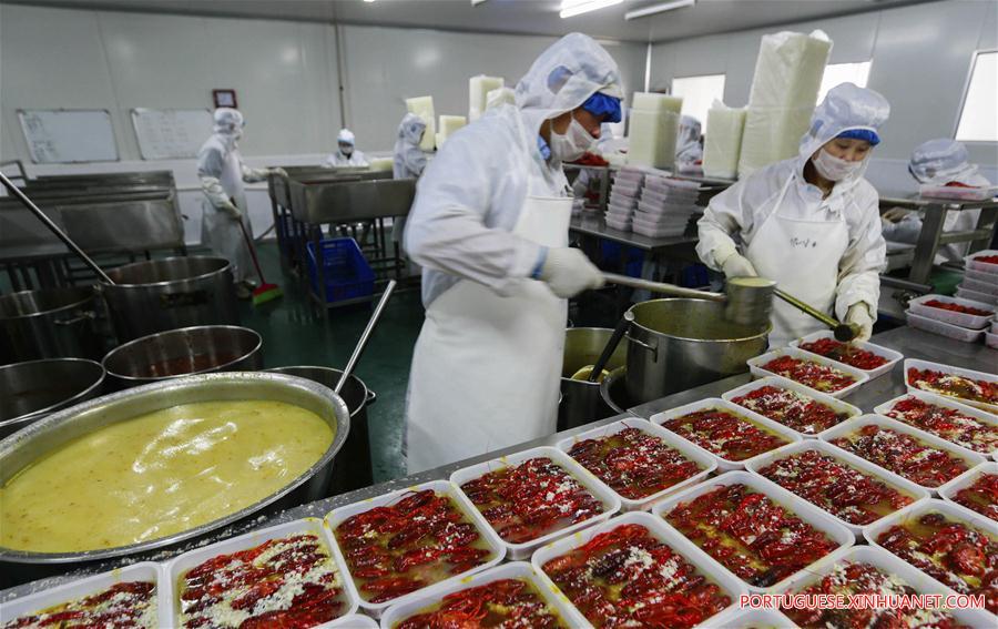 Valor anual de produ??o de lagostas na China ultrapassa 1,47 bilh?es de dólares