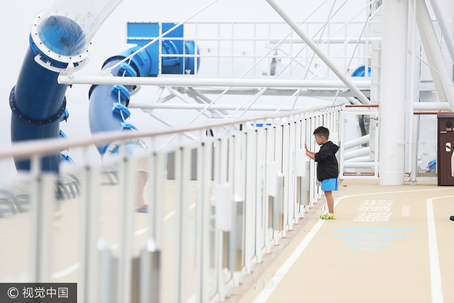 Maior cruzeiro da ásia-Pacífico realiza viagem inaugural