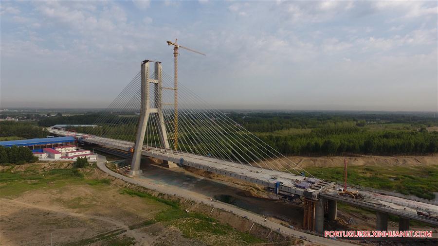Ponte Chaobaihe que liga Beijing a Hebei será concluída em setembro