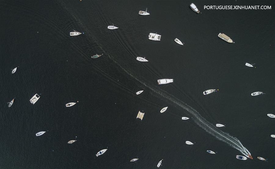 Vista aérea de Hong Kong