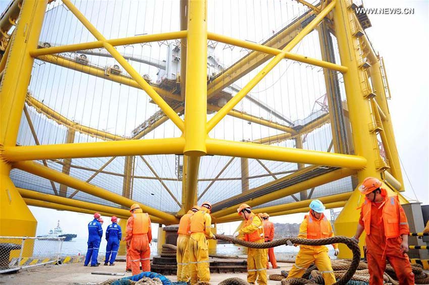 China procede à entrega de instala??es de aquicultura à Noruega