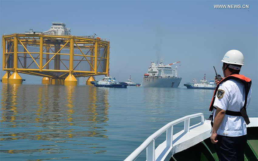 China procede à entrega de instala??es de aquicultura à Noruega