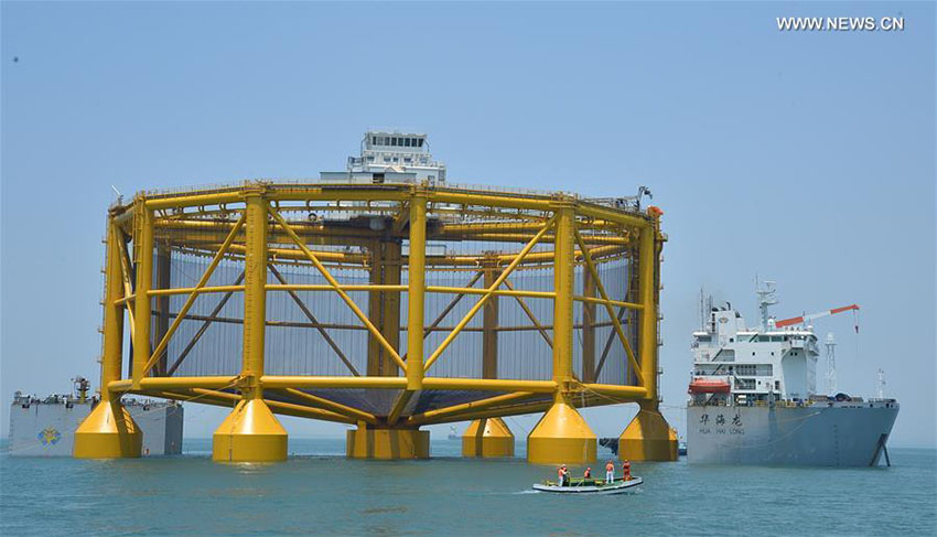 China procede à entrega de instala??es de aquicultura à Noruega