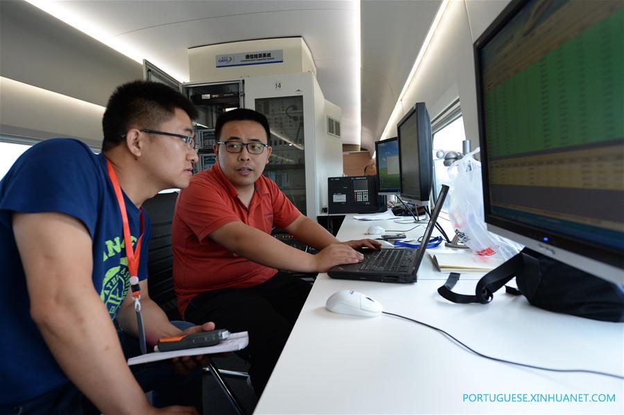 Ferrovia de passageiros Xi'an-Chengdu realizará teste conjunto