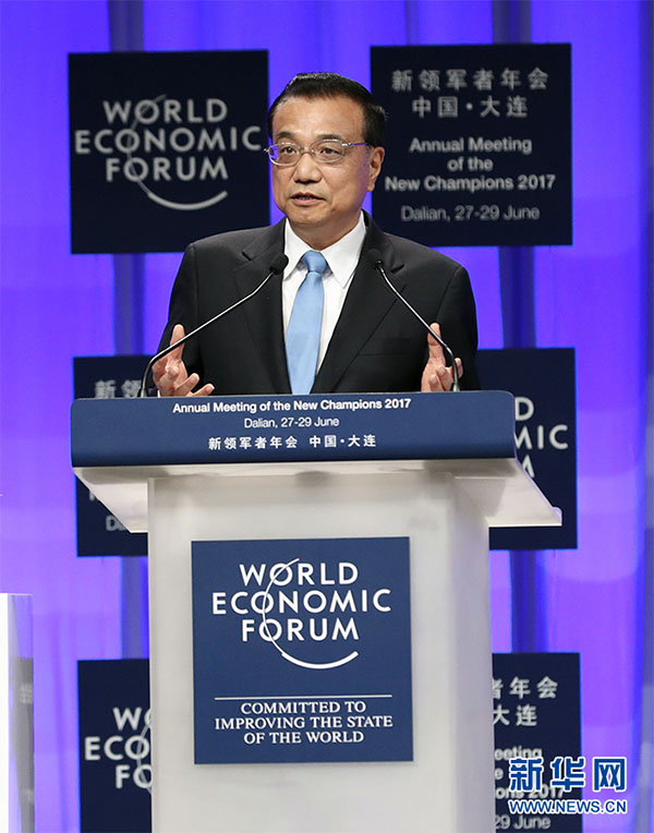 Li Keqiang: China comprometida com globaliza??o econ?mica e livre comércio