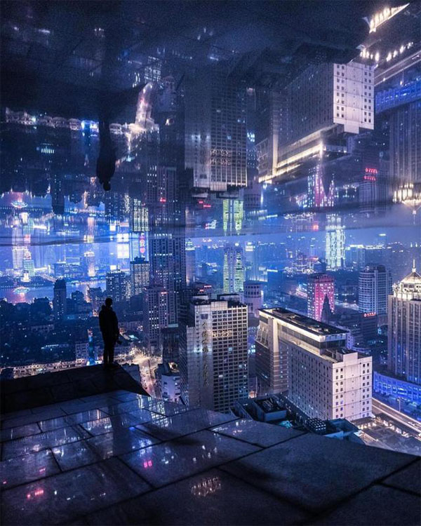 Galeria: Fotógrafa chinesa captura dinamica surrealista de Shanghai