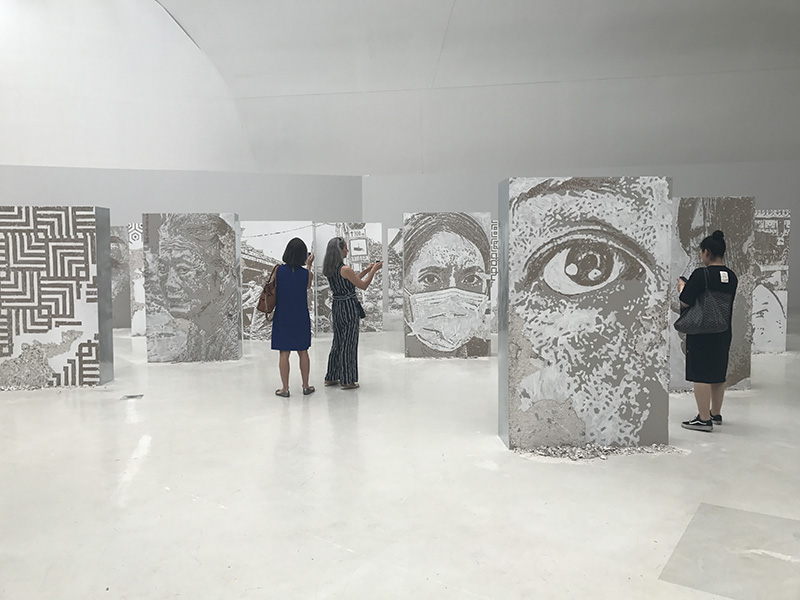 Artista visual português Vhils apresenta exposi??o individual “Imprint” em Beijing
