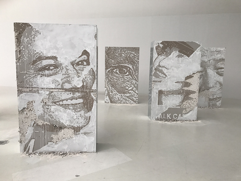 Artista visual português Vhils apresenta exposi??o individual “Imprint” em Beijing