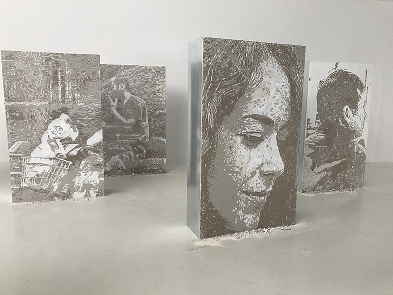 Artista visual português Vhils apresenta exposi??o individual “Imprint” em Beijing