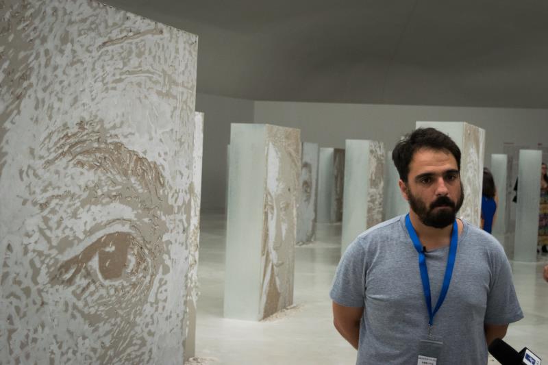 Artista visual português Vhils apresenta exposi??o individual “Imprint” em Beijing