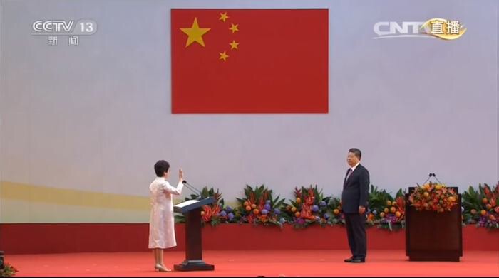 Xi Jinping estabelece “l(fā)inha vermelha” para as rela??es entre parte continental e Hong Kong