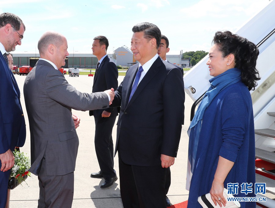 Xi Jinping chega a Hamburgo para participar na Cúpula do G20