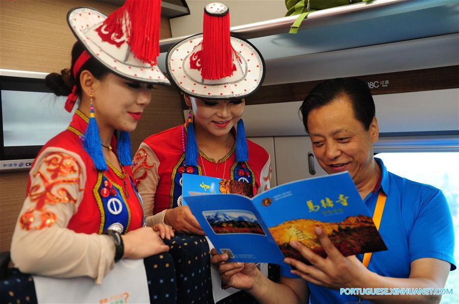 Nova ferrovia de alta velocidade ligando Baoji e Lanzhou inicia opera??o