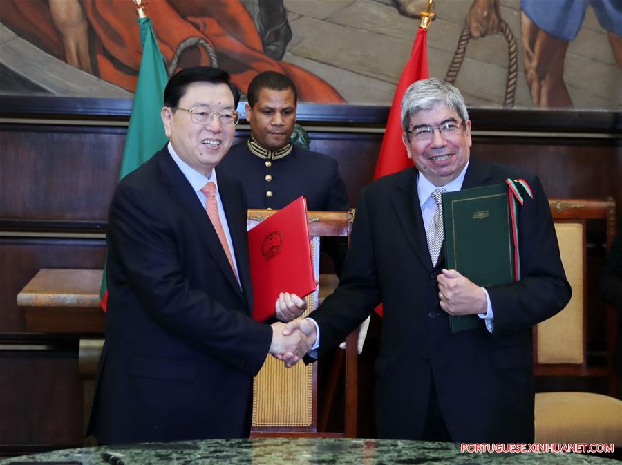China e Portugal melhoram coopera??o parlamentar