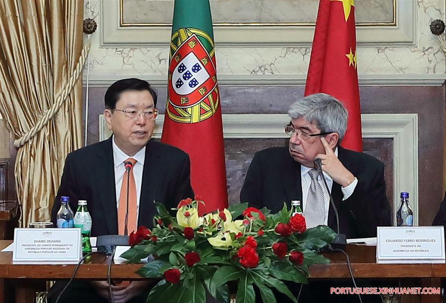 China e Portugal melhoram coopera??o parlamentar
