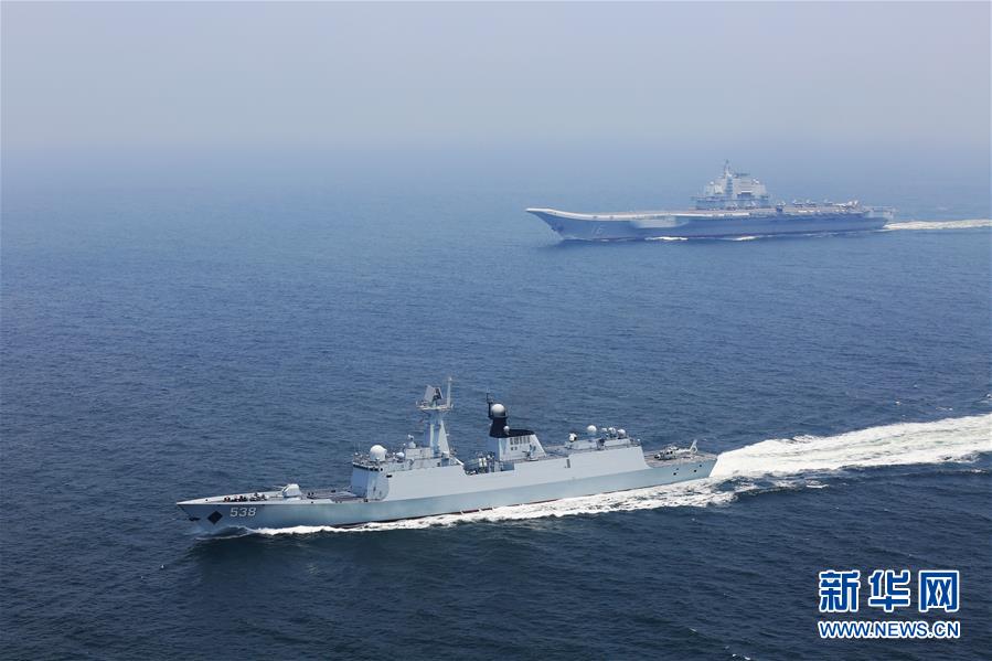 Frota do porta-avi?es Liaoning realiza exercício de rotina