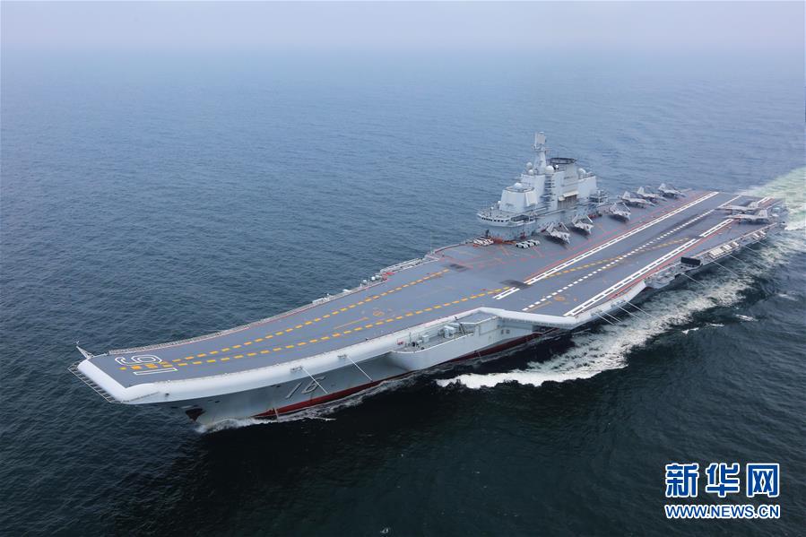 Frota do porta-avi?es Liaoning realiza exercício de rotina