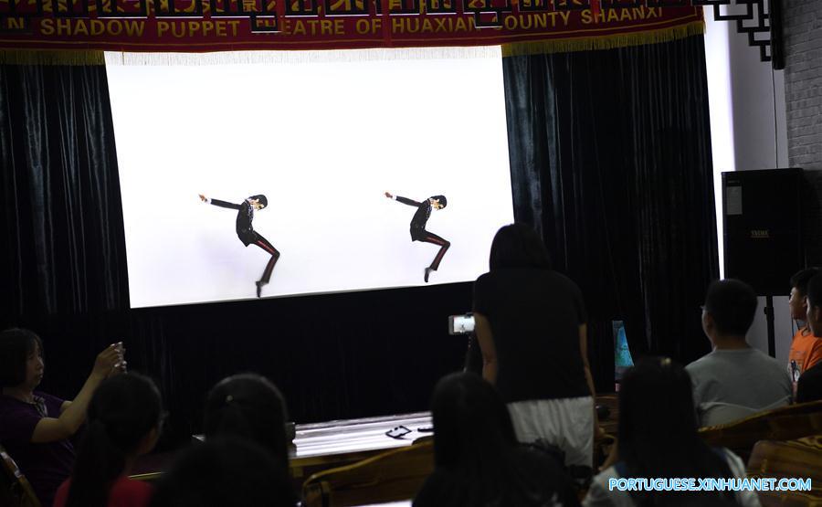Herdeiro do teatro de sombras combina formas artísticas chinesas e ocidentais
