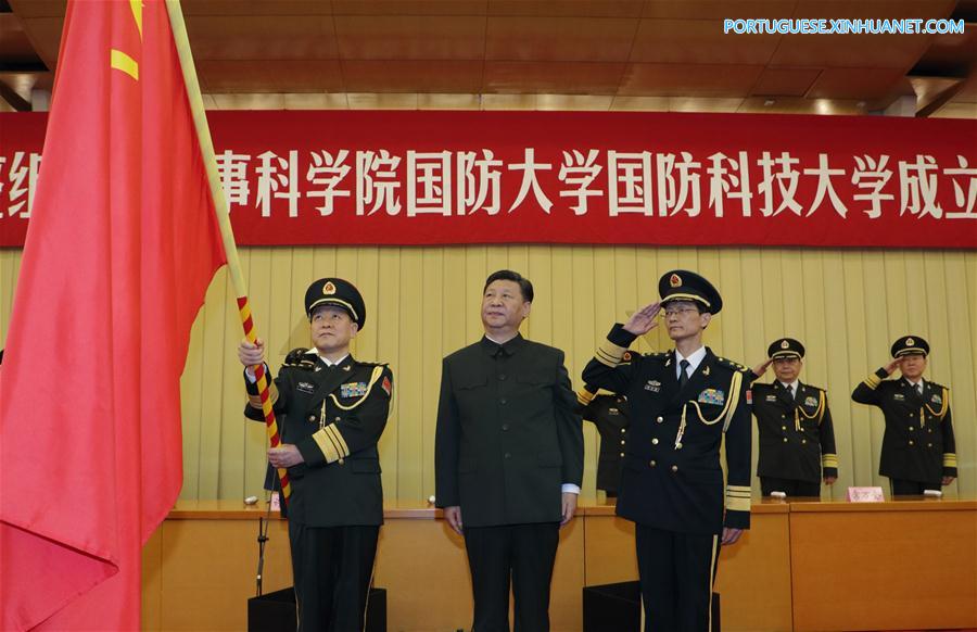 Xi Jinping pede progresso em educa??o e pesquisa militares