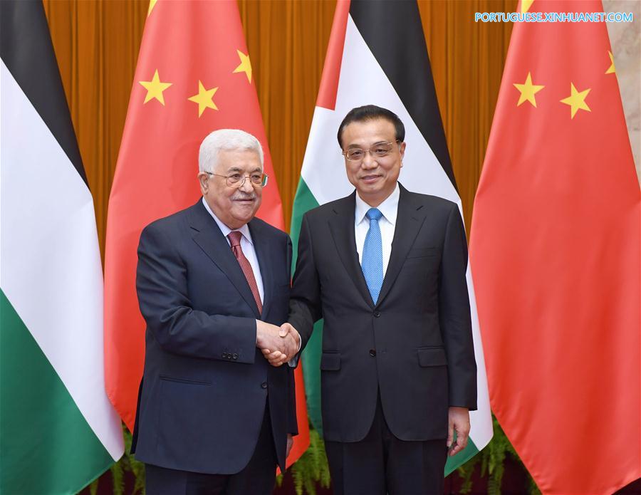 China fortalecerá coopera??o com Palestina em comércio e infraestrutura