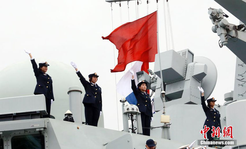 Manobra naval sino-russa tem início no Mar Báltico