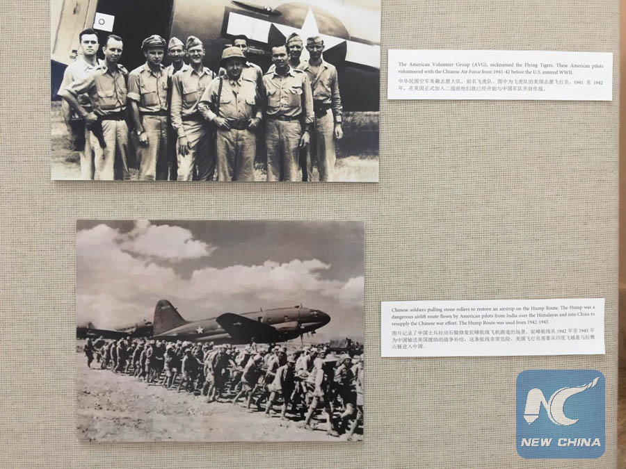 Exposi??o de fotos em Washington exibe alian?a China-EUA na Segunda Guerra Mundial