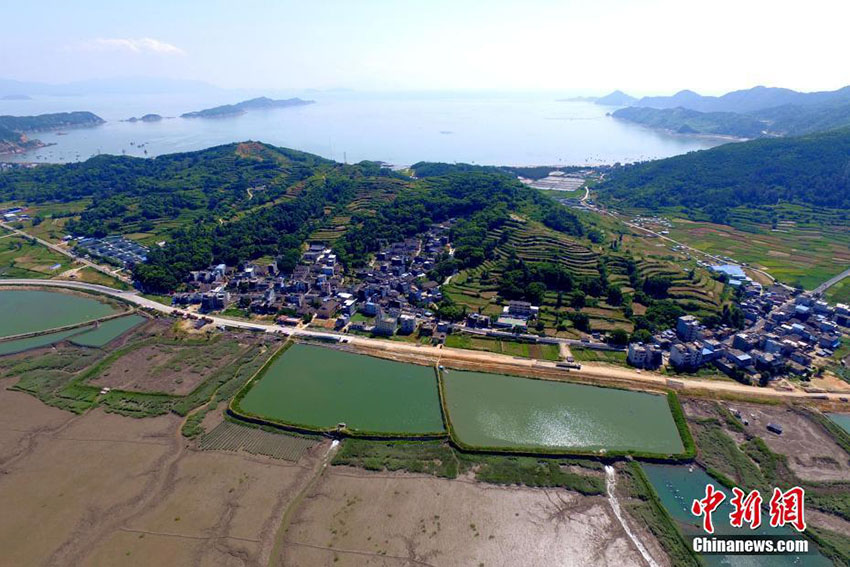 Galeria: Paisagem aérea do loda?al de Xiapu, na província de Fujian