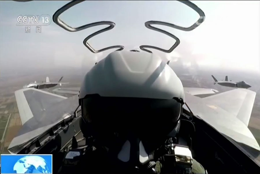 Galeria: ca?a J-20 da For?a Aérea da China