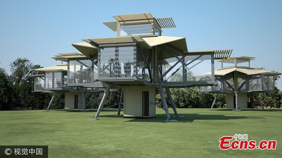 Engenheiros britanicos criam casa desdobrável que pode ser montada em 10 minutos