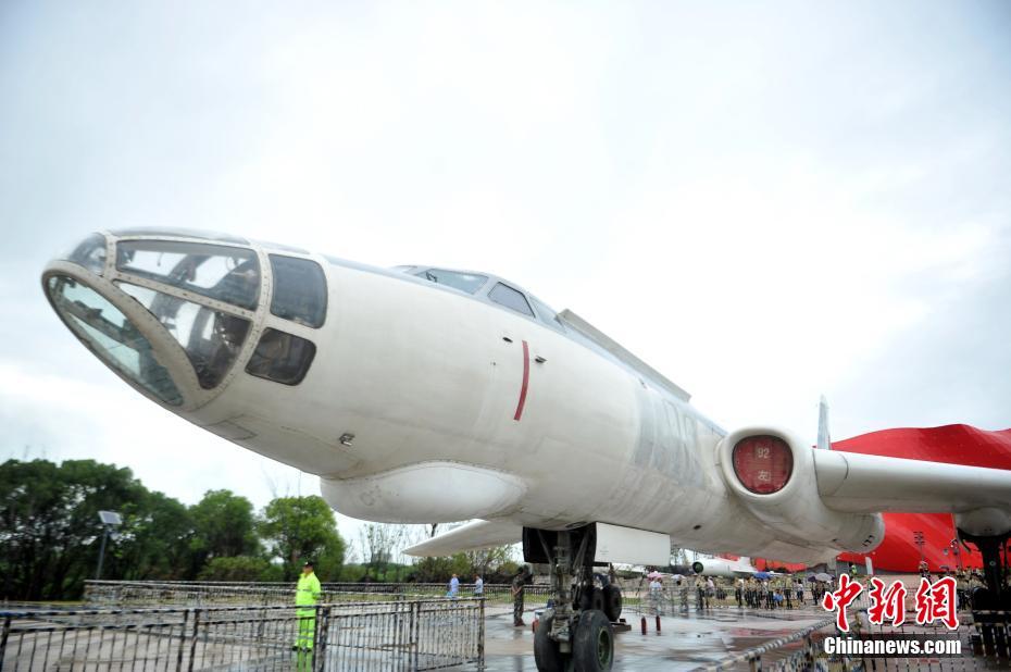 Vista aérea do parque temático militar em Nanchang