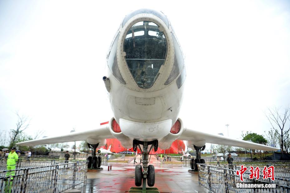 Vista aérea do parque temático militar em Nanchang
