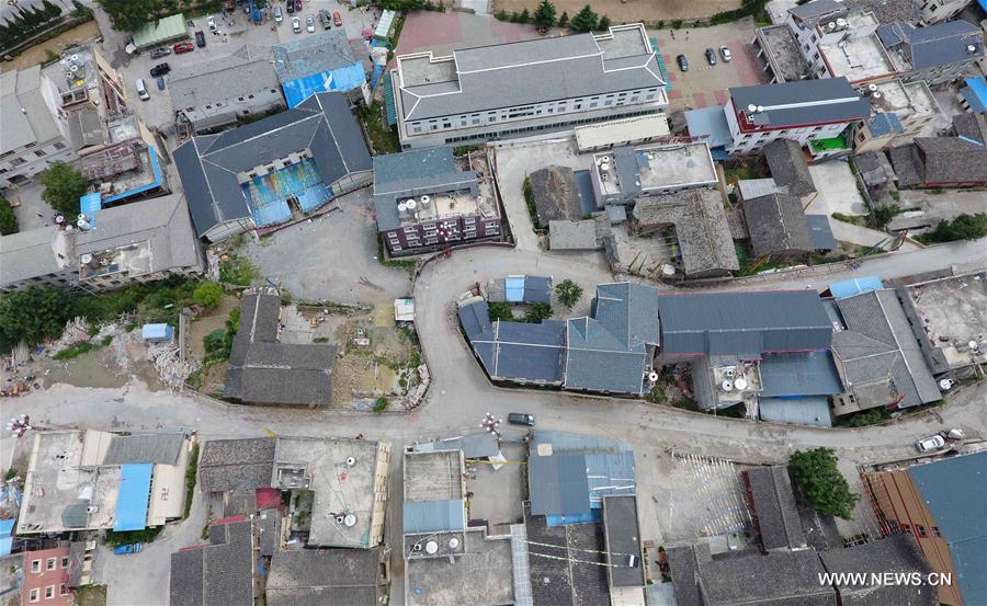 Galeria: Epicentro do terremoto de magnitude 7.0 em Jiuzhaigou