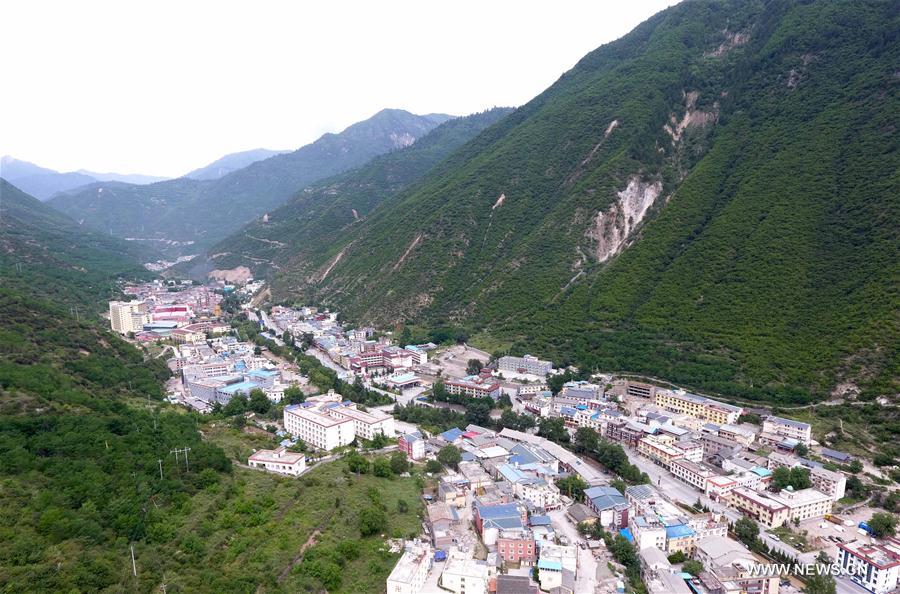 Galeria: Epicentro do terremoto de magnitude 7.0 em Jiuzhaigou