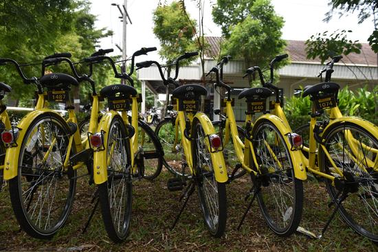 Bicicletas compartilhadas chegam à Tailandia