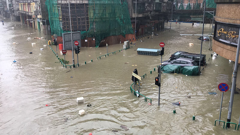 Macau decreta alerta máximo face à chegada do tuf?o Hato