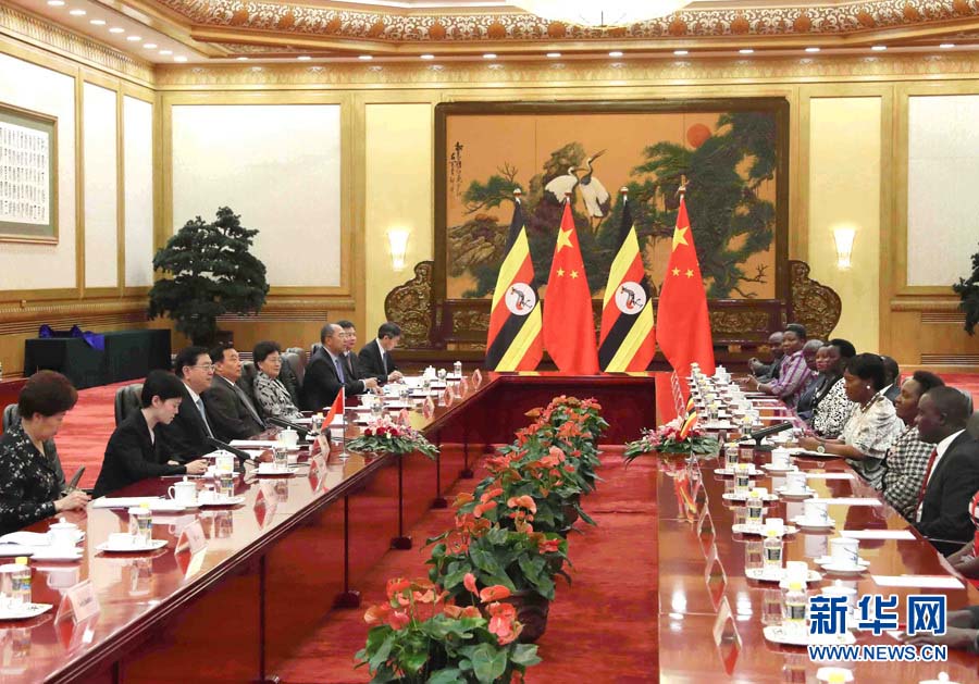 China e Uganda aprofundar?o coopera??o de parlamento
