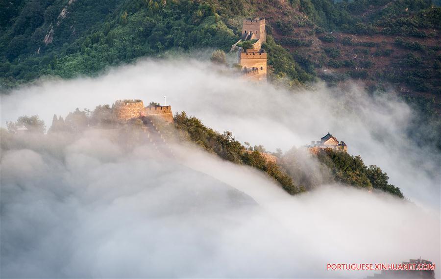 Paisagem da se??o de Huangyaguan da Grande Muralha em Tianjin