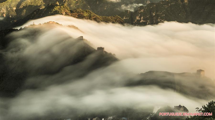 Paisagem da se??o de Huangyaguan da Grande Muralha em Tianjin