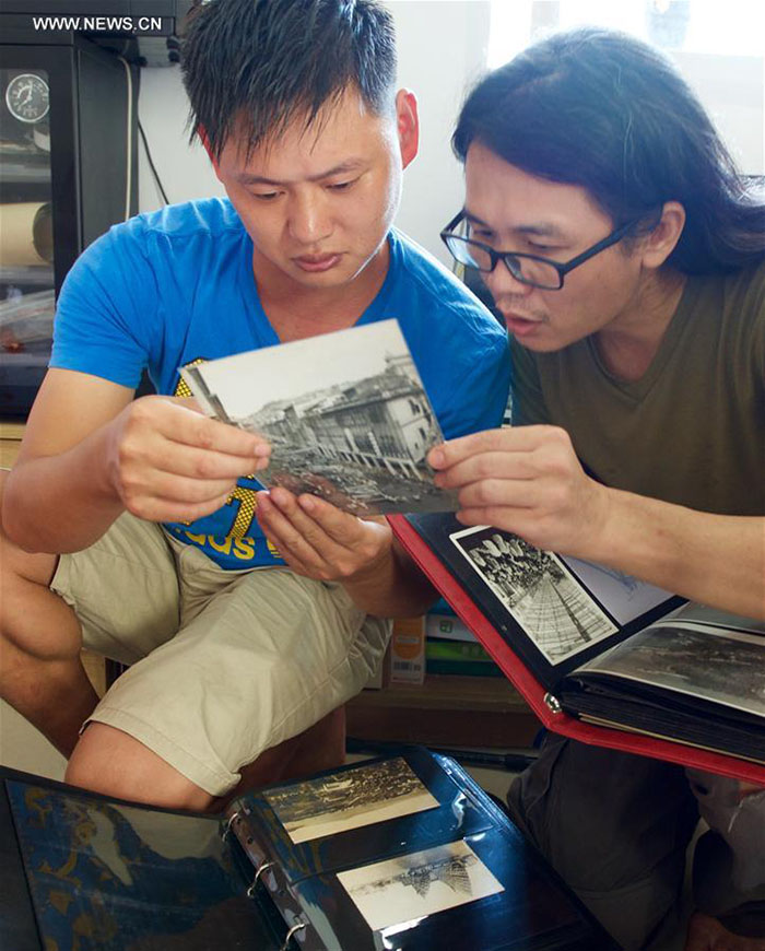 Imagens do passado e presente retratam transforma??o de Xiamen