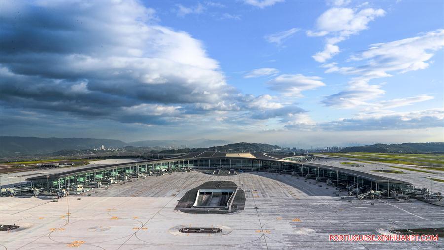 Terminal T3A do aeroporto de Jiangbei em Chongqing entra em opera??o