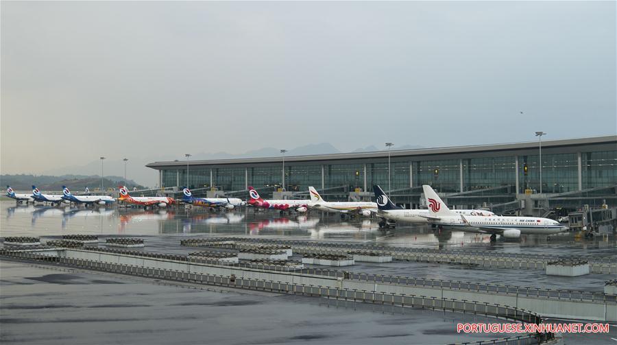 Terminal T3A do aeroporto de Jiangbei em Chongqing entra em opera??o