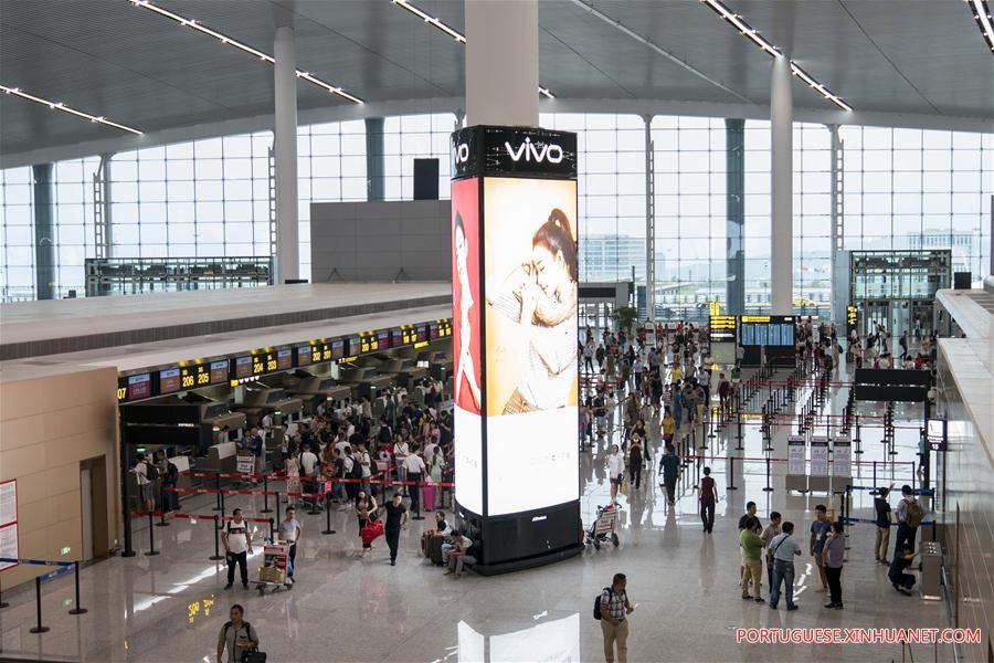 Terminal T3A do aeroporto de Jiangbei em Chongqing entra em opera??o