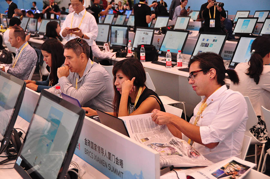 Três mil jornalistas participam da 9a Cúpula do BRICS