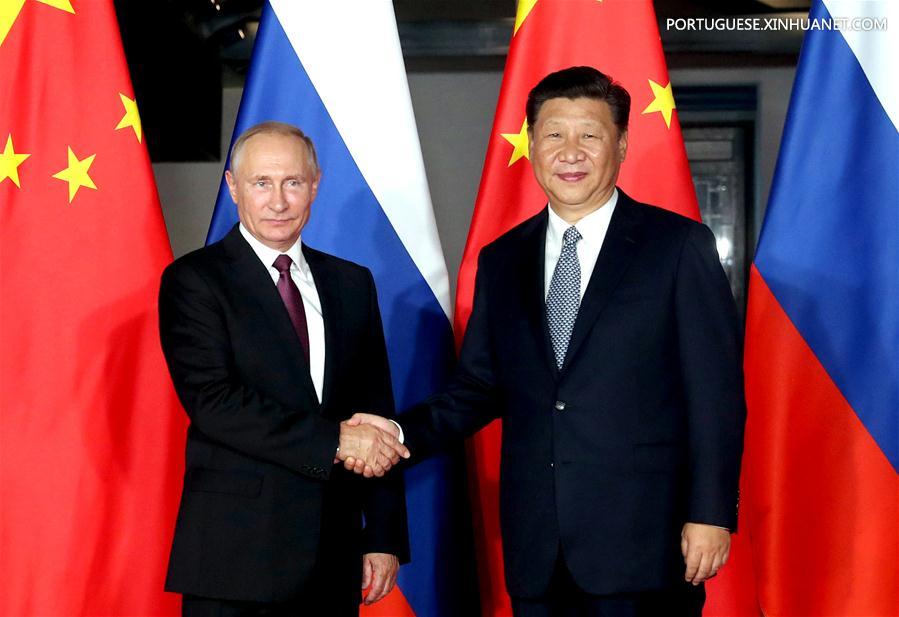 China e Rússia concordam em fortalecer coopera??o e lidar adequadamente com teste nuclear da RPDC