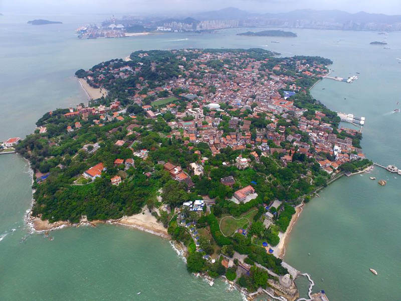 Ilha Gulangyu obtém certificado de património mundial pela UNESCO