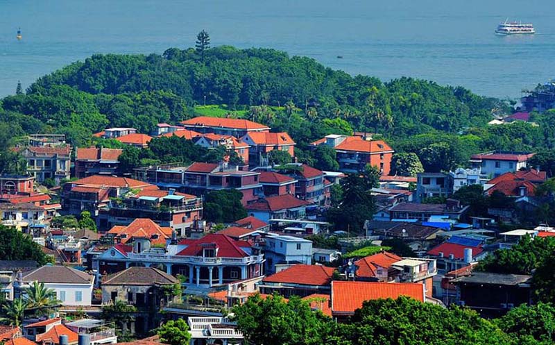 Ilha Gulangyu obtém certificado de património mundial pela UNESCO