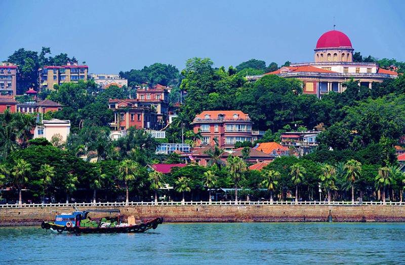 Ilha Gulangyu obtém certificado de património mundial pela UNESCO